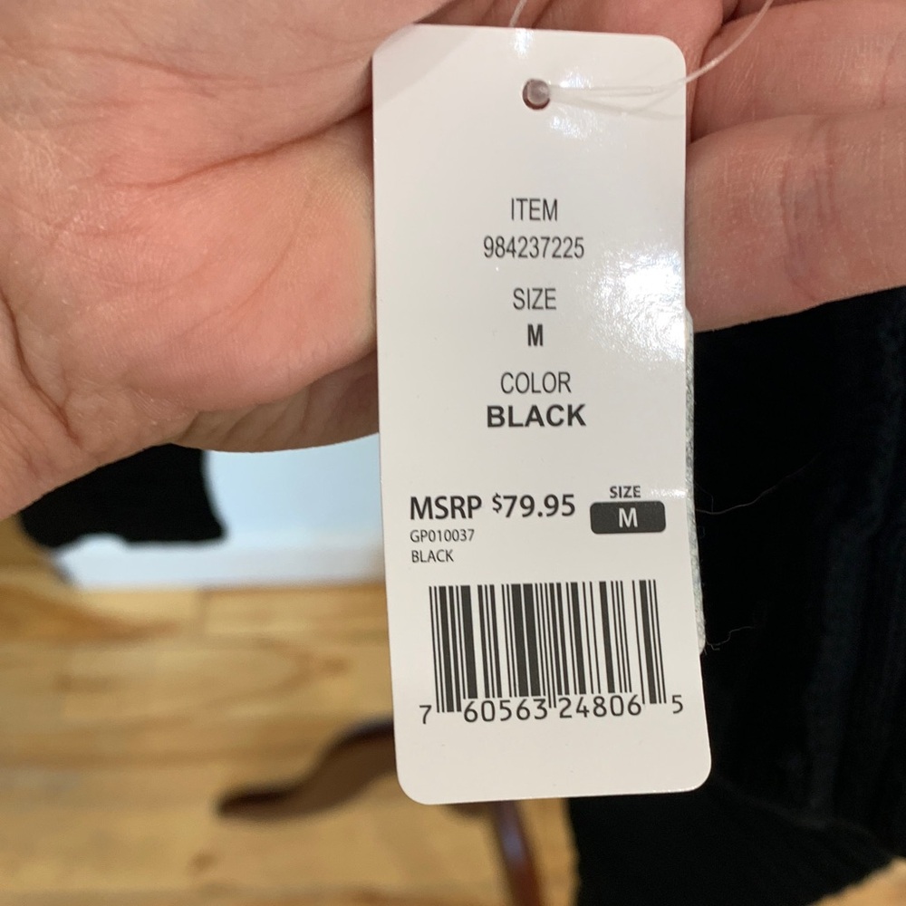 Gap Black Open-Front Cardigan Sweater medium - Picture 2 of 10